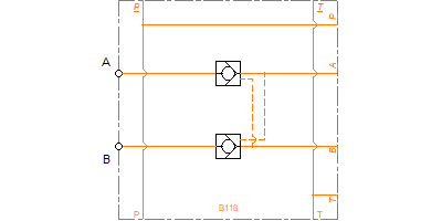 Modular element PU5-B118